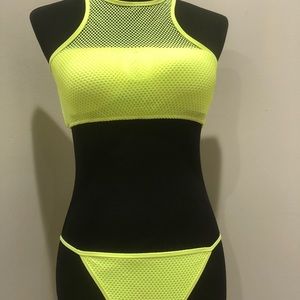 Victoria’s Secret mesh neon bikini size M